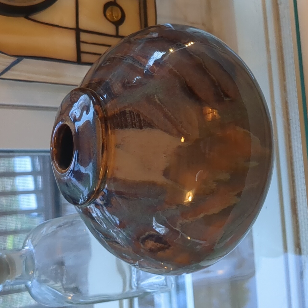 Windsong Pottery SeaGrove NC Flower Vase